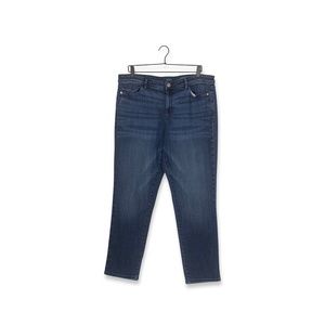 J.Jill Blue Denim Authentic Fit Slim Ankle Jean